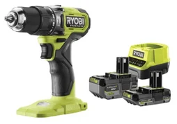 Perceuse à percussion sans fil RYOBI 18 V 4 Ah, 2 batteries RPD18BL1-242S