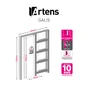 Système à galandage pour porte de largeur 73 cm, Galis ARTENS