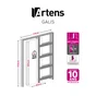 Système à galandage pour porte de largeur 83 cm, Galis ARTENS