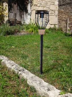 Balise solaire noir WATT & HOME