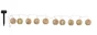 Guirlande solaire 10 led LINDY blanc chaud WATT & HOME