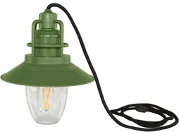 Suspension extérieur rechargeable usb module led vert WATT & HOME