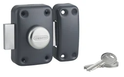 Verrou de sécurité apache bout/cylindre 45 mm anthracite
