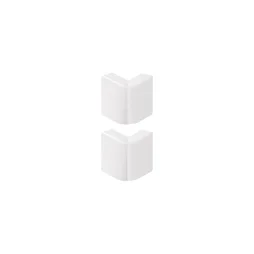 Angles exterieur pour Goulotte 10 x 10 mm blanc lot de 2 tehalit