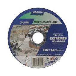 Disque tous mat NORTON extreme125x1,6