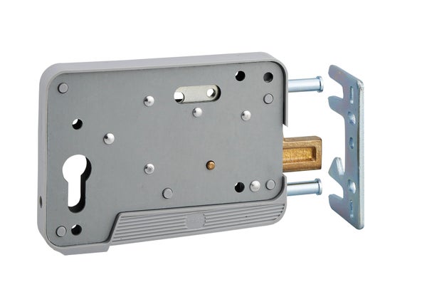 Serrure de garage horizontale sans cylindre pour porte de garage THIRARD