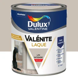 Peinture boiserie lin intense brillant DULUX VALENTINE Valenite 2l