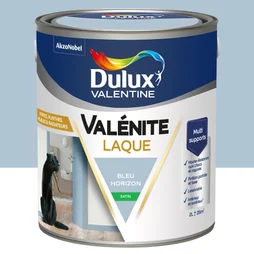 Peinture boiserie bleu horizon satin DULUX VALENTINE Valenite 2l