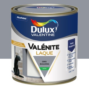 Peinture boiserie gris building satin DULUX VALENTINE Valenite 0.5l