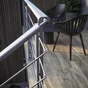 Kit accessoire pour angle garde-corps aluminum gris, Alya ARTENS