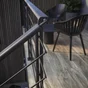 Kit accessoire d'angle pour garde-corps aluminium noir, Alya ARTENS