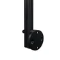 Poteau garde-corps aluminium noir pose latérale, Alya H.111 cm , ARTENS