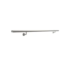 Main courante aluminium gris 2m + 2 supports, Alya ARTENS, en kit