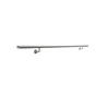 Main courante aluminium gris 2m + 2 supports, Alya ARTENS, en kit