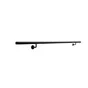 Main courante aluminium noir 2m + 2 supports, Alya ARTENS, en kit