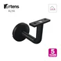 Fixation murale de main courante aluminium noir Alya ARTENS