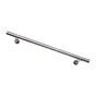 Main courante en Inox gris 2m + 2 supports muraux, Noxi ARTENS, en kit