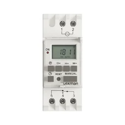 Horloge digitale programmable 2 modules 16a lexman