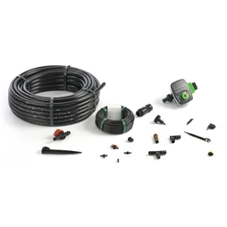 Kit goutte à goutte potager + programmateur GEOLIA L.25 m Diam.14 mm