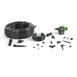 Kit goutte à goutte balcon + programmateur GEOLIA L.25 m Diam.14 mm