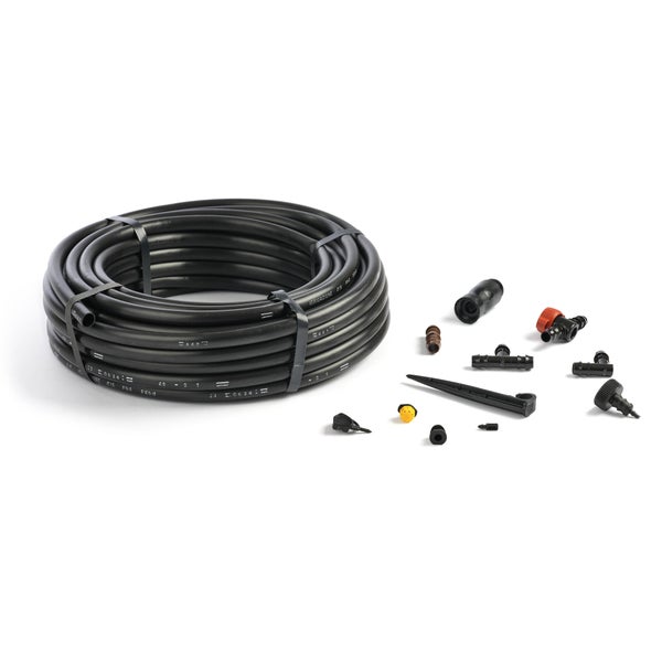 Kit goutte à goutte potager GEOLIA L.25 m Diam.14 mm