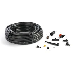 Kit goutte à goutte potager GEOLIA L.25 m Diam.14 mm