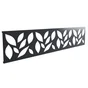 Décor aluminium à emboîter anthracite, H. 2.2 x l.176 x Ep. 22