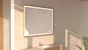 Miroir lumineux effet chêne l.120 x H.75 cm Swann Tactile Anti-buée Variateur