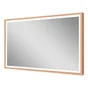 Miroir lumineux effet chêne l.120 x H.75 cm Swann Tactile Anti-buée Variateur