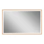 Miroir lumineux effet chêne l.120 x H.75 cm Swann Tactile Anti-buée Variateur