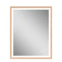 Miroir lumineux effet chêne l.60xH.75 cm Swann Tactile Anti-buée Variateur