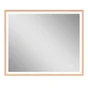 Miroir lumineux effet chêne l.90xH.75 cm Swann Tactile Anti-buée Variateur