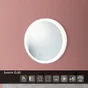 Miroir lumineux rond blanc Diam.60 cm Swann, Tactile, Anti-buée, Variateur