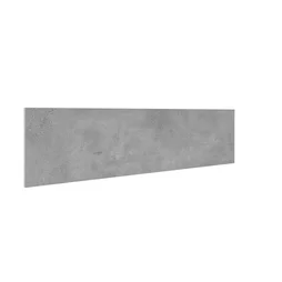 Lot de 3 plinthes Shala, gris clair, h. 8 x h. 33.3 cm, Ep.6.5 mm
