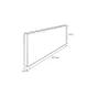 Lot de 3 plinthes Shala,beige, h. 8 x h. 33.3 cm, Ep.6.5 mm