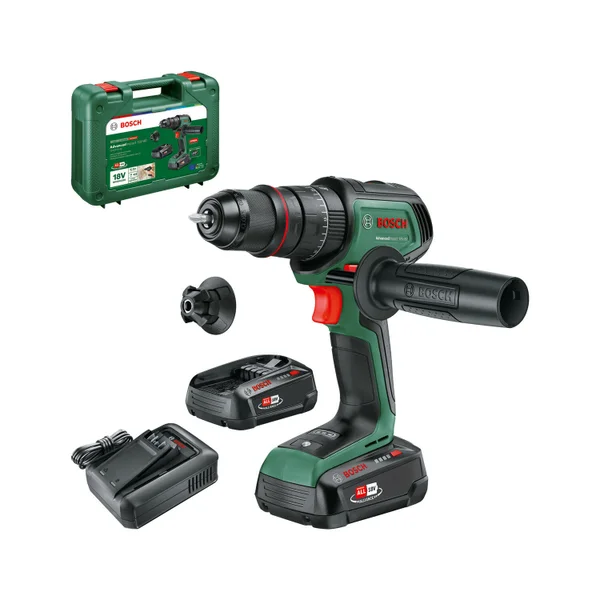 Perceuse à percussion sans fil BOSCH 18 V 2.5 Ah, 2 batteries AdvancedImpact
