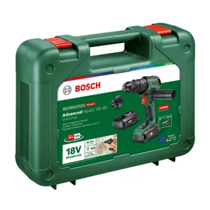 Perceuse à percussion sans fil BOSCH 18 V 2.5 Ah, 2 batteries AdvancedImpact