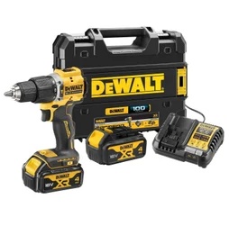 Perceuse à percussion sans fil DEWALT 18 V 4 Ah, 2 batteries
