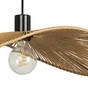 Suspension EGLO Siruela E27 naturel corde l.56 x 40 cm