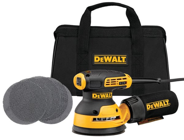 Ponceuse excentrique filaire DEWALT DWE6423B-QS, 280 W