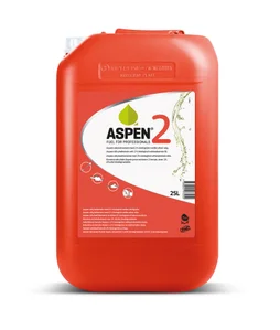 Essence alkylate ASPEN pour moteur 2 temps, bidon de 25 litres