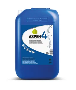 Carburant prêt à l’emploi ASPEN pour moteurs 4 temps, bidon de 25 litres