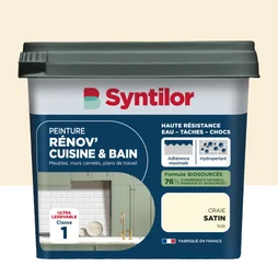 Peinture meuble craie satin SYNTILOR Renov' cuisine et bain 0.75l