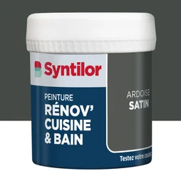 Testeur peinture meuble ardoise satin SYNTILOR Renov' cuisine et bain 0.075l