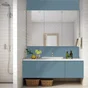 Testeur peinture meuble bleu orage satin SYNTILOR Renov' cuisine et bain 0.075l