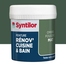 Testeur peinture meuble ombre fougère mat SYNTILOR Renov' cuisine et bain 0.075l