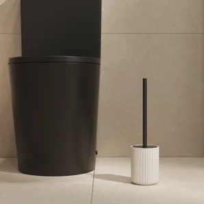 Pot balai wc à poser SENSEA Lyme beige
