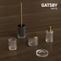 Gobelet de salle de bains Gatsby noir SENSEA