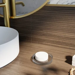 Porte savon SENSEA Gatsby transparent