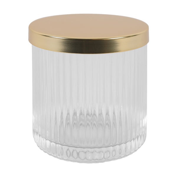 Pot coton SENSEA Gatsby transparent doré